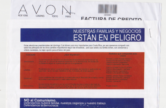 (Courtesy of Avon Costa Rica Facebook)