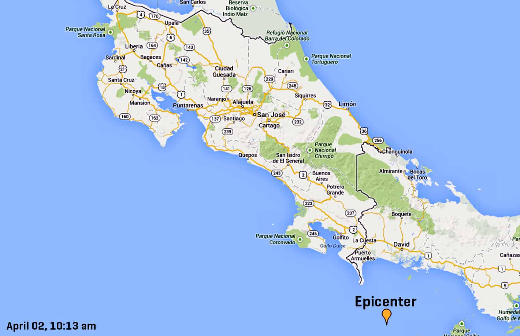 temblor bomb temblor Strong  Rica Times The Tico jolts Costa