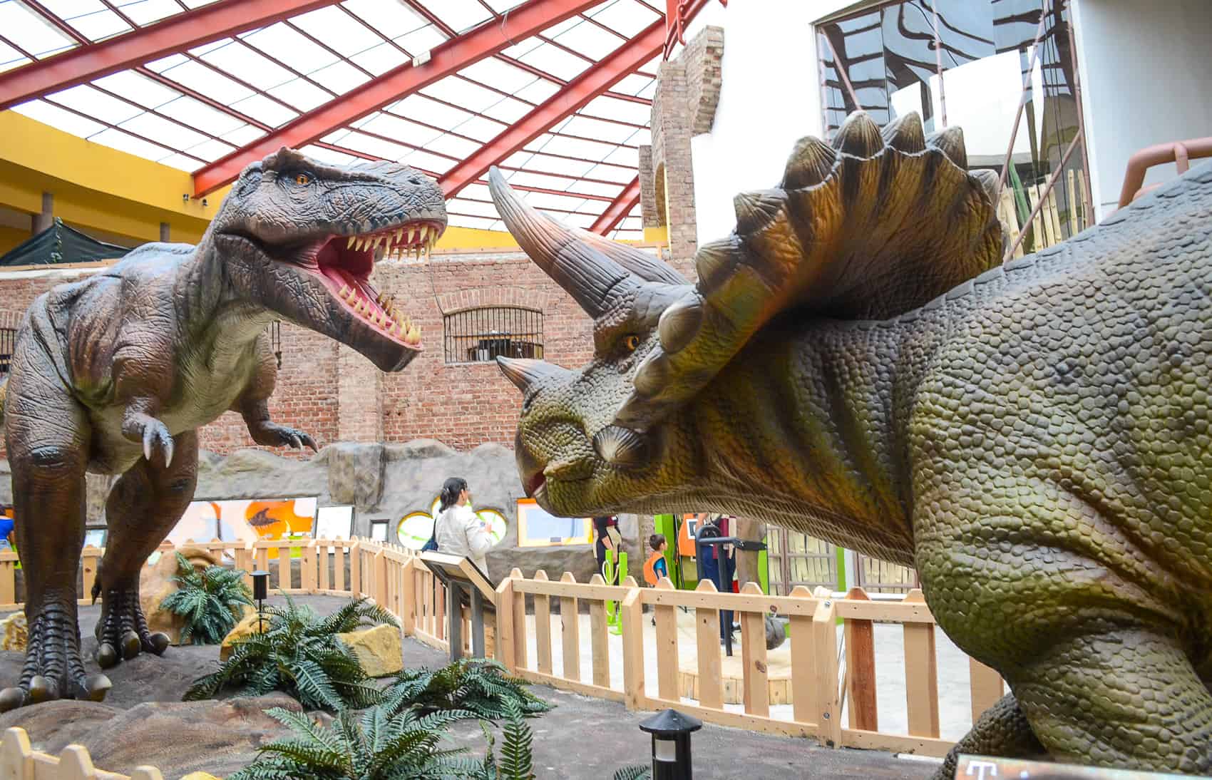 dinosaur exhibit children's museum