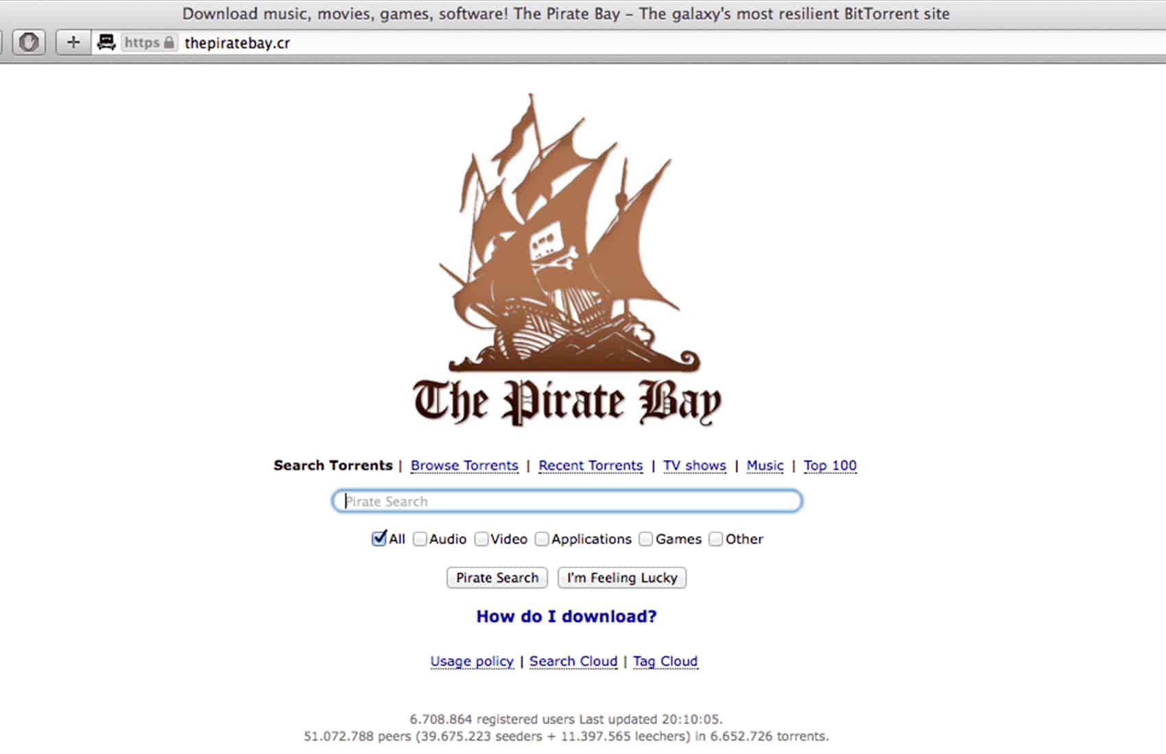 File-sharing site The Pirate Bay reappears on Costa Rica ...