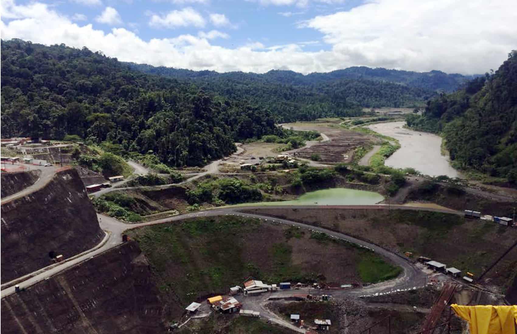 construction of central america s biggest hydroelectric dam is