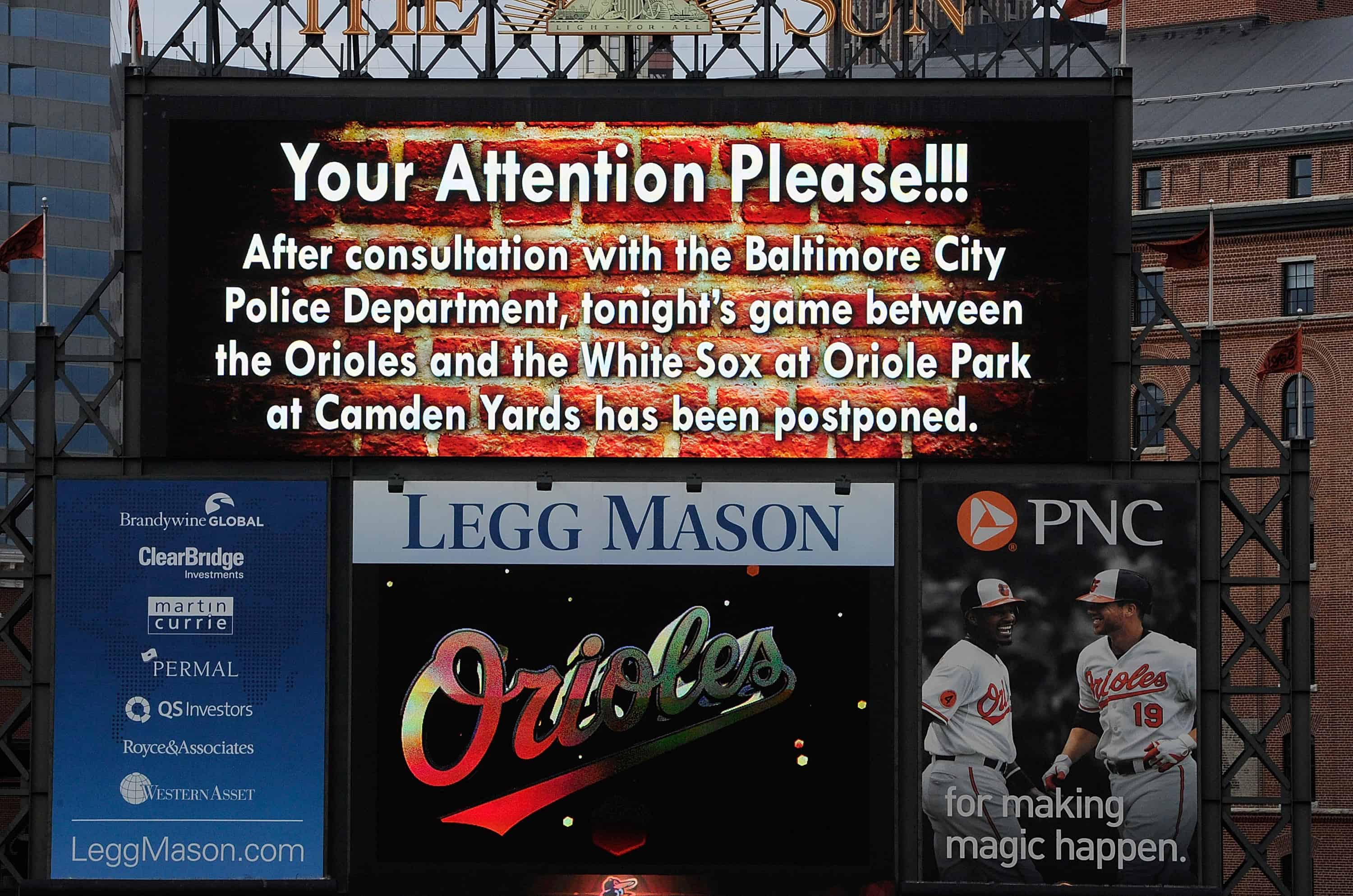 An MLB first? Fans locked out as riots rock Baltimore The Tico Times