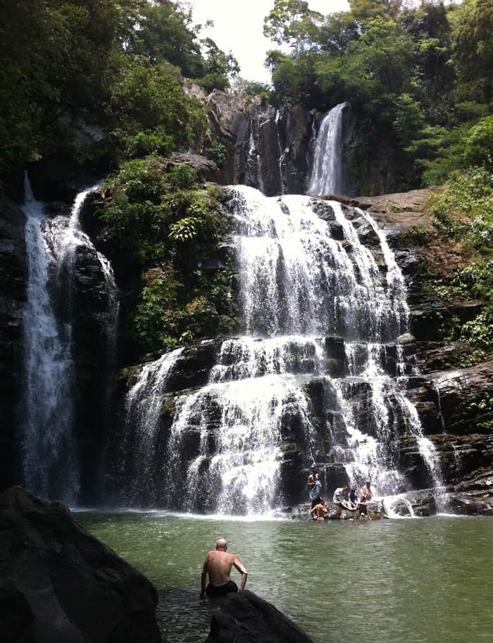 The lower Nuayaca falls.