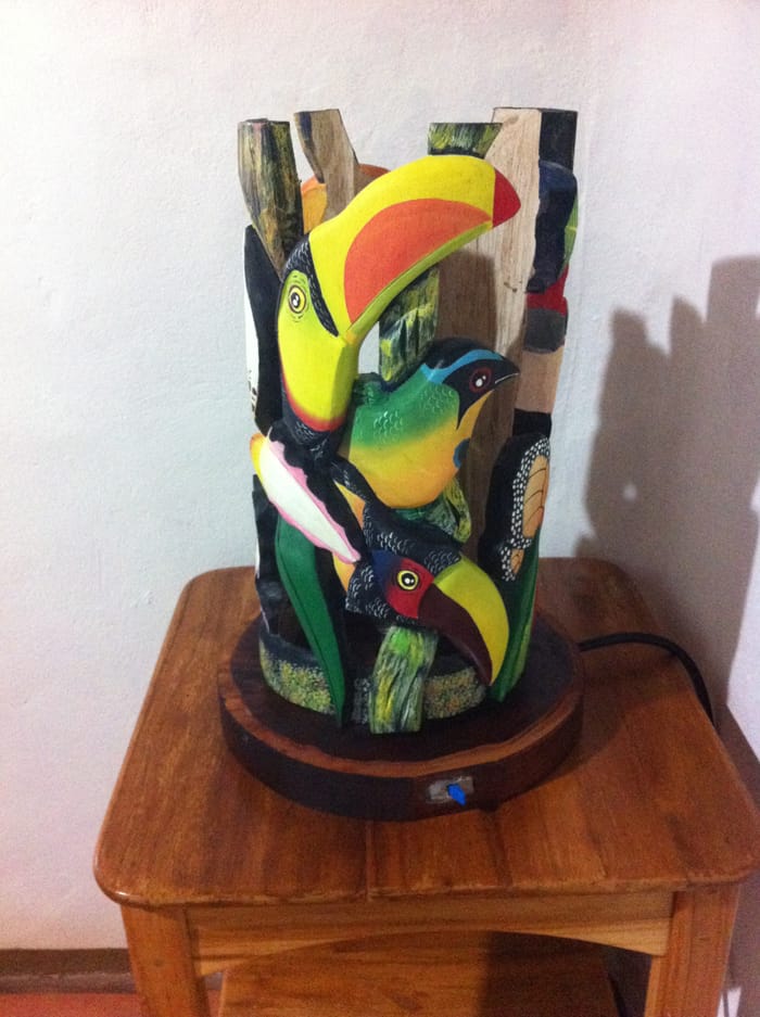 Not your ordinary hotel lamp.