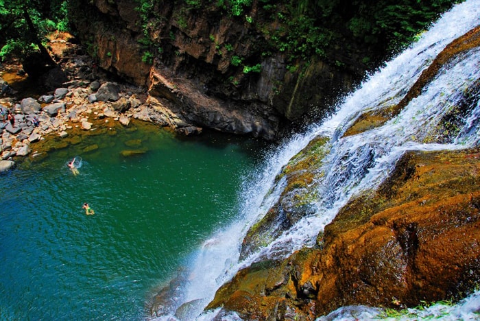 Waterfalls are more spectacular during the rainy season.