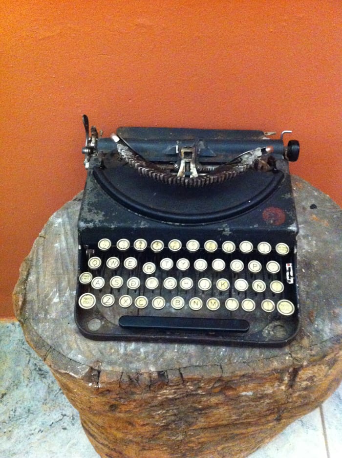 Monteverde's original "laptop."