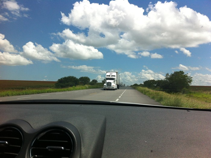 Life in the half-lane.