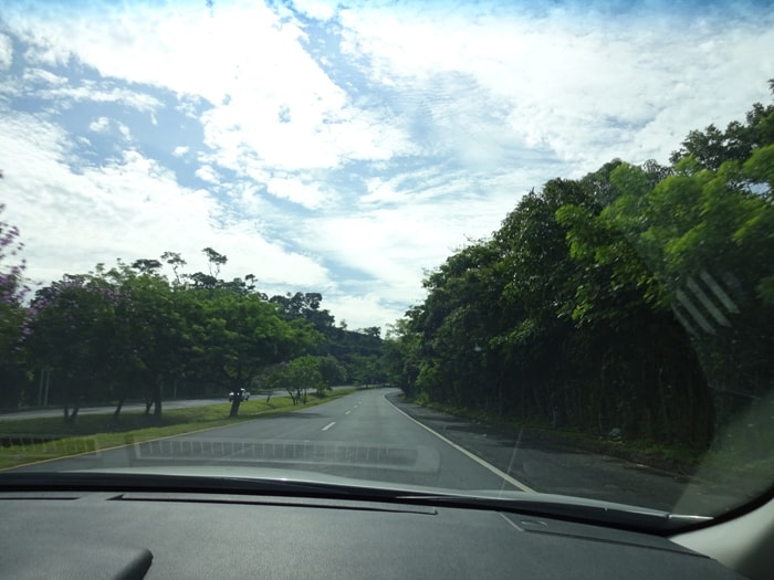 The road out of El Salvador.
