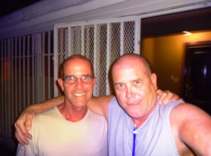 Karl and Paul, home again.