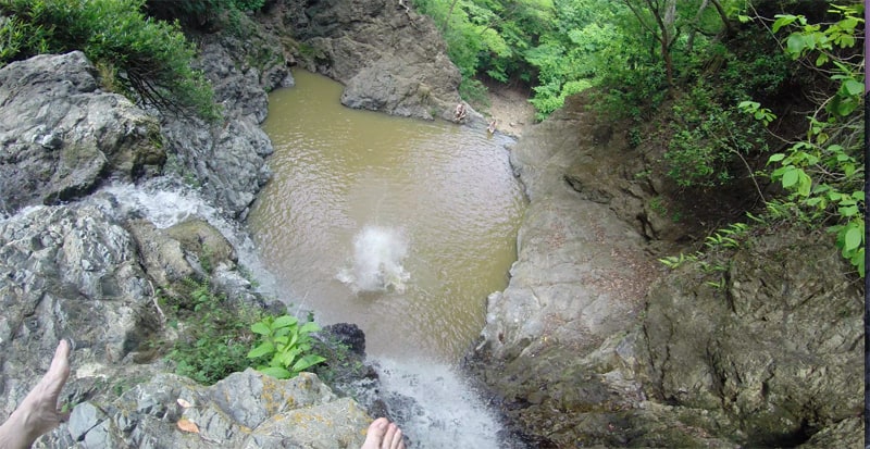 Splashdown.
