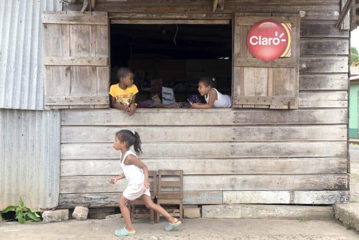 Children playing in Bluefields, Nicaragua.
