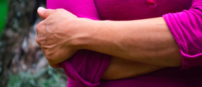 Elisabeth Mata Leiton's strong hands.