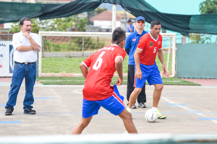 José Luis Monge Fernández (far left) created Costa Rica's homeless football team seven years ago in an effort to change the fortunes of the country's marginalized.
