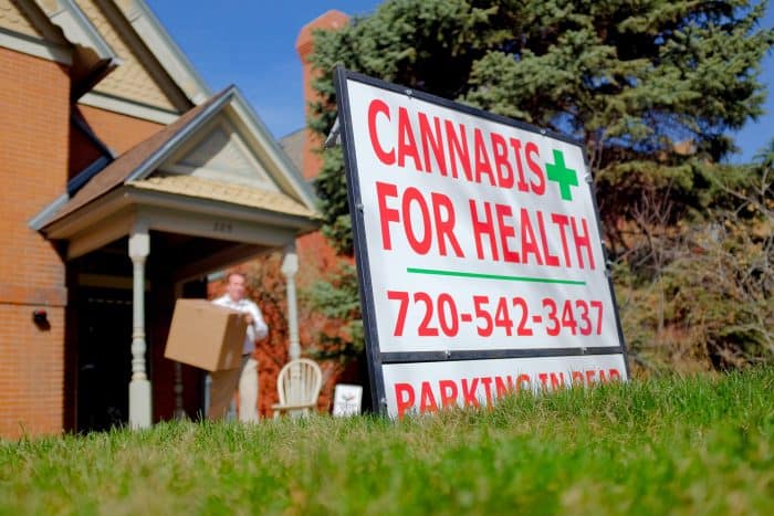 Cannabis For Health sign