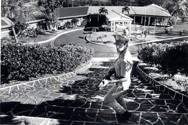 The Costa Rican mansion where drug kingpin Rafael Caro Quintero was arrested in 1985.