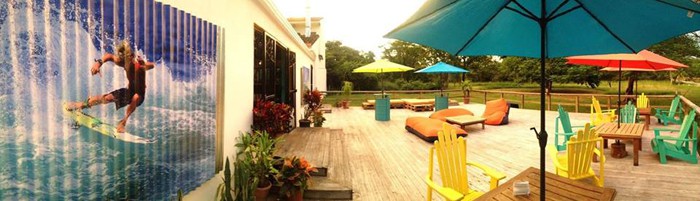 The deck at Shakas.