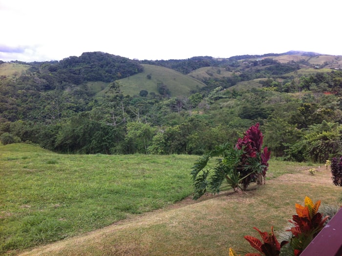 View of the hills from our house.