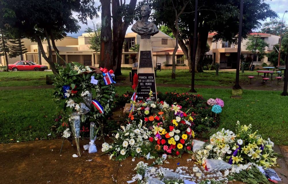 French memorials in San José.