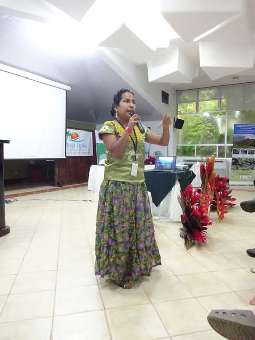 The delegate from Mexico, Ivett Peña Azcona.
