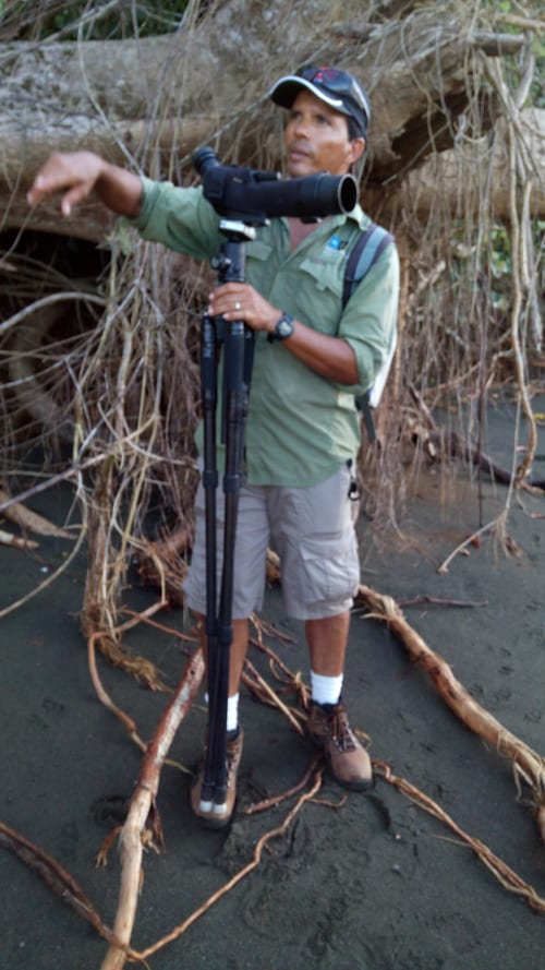 Tour guide Vincent Campos.