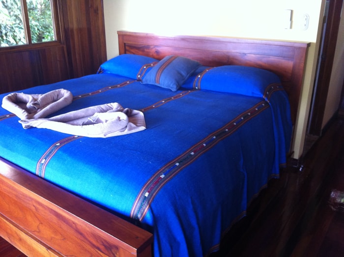 Upstairs bed.