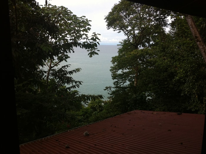 View from our room.