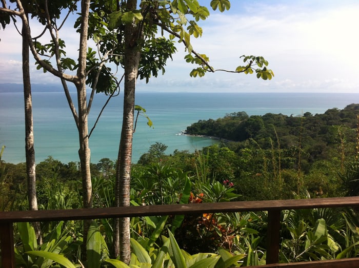 View from our room.