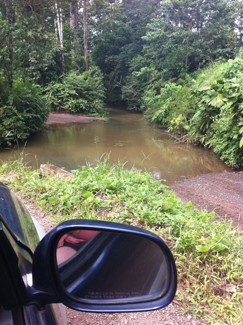 The alternative to the scary bridge.