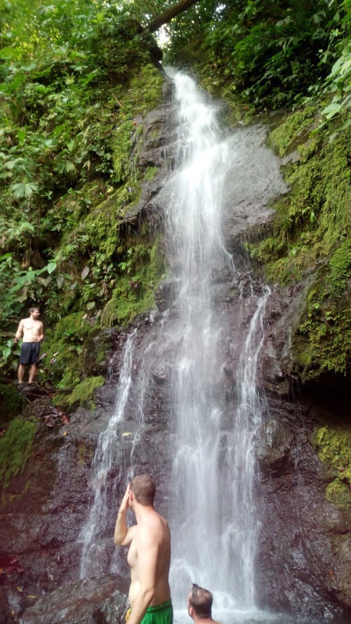 Big waterfall.