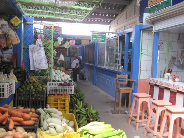 Scene in the municipal market.