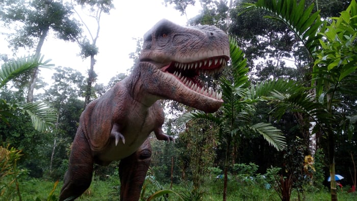 T. rex: Short arms, big teeth.