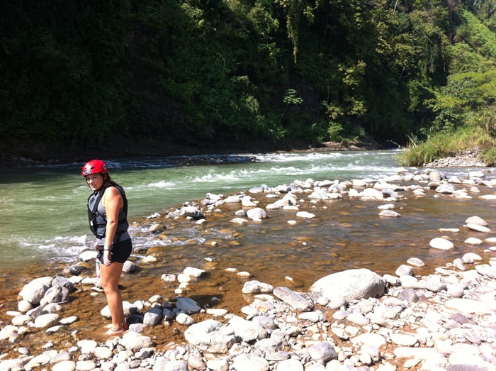 One of the aides on our rafting trip along the lovely Savegre.