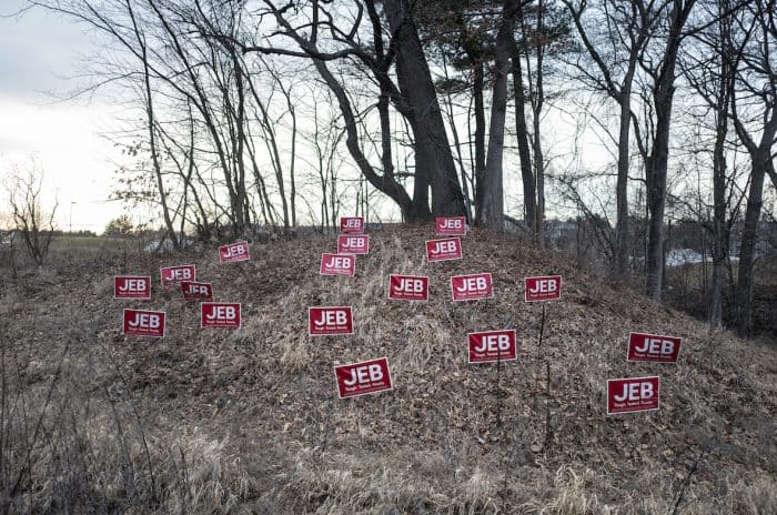 Jeb Bush signs