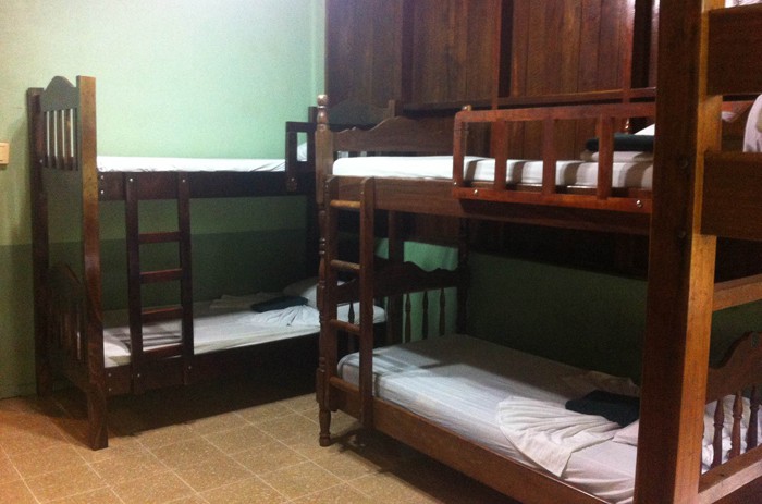 Bunk beds in a room at La Selva.