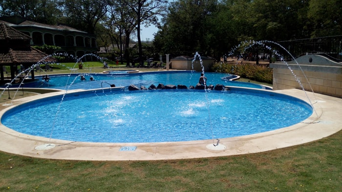 Fountain at Casa Conde.