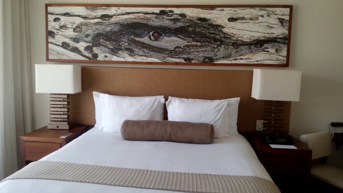 Gorgeous bed at El Mangroove.