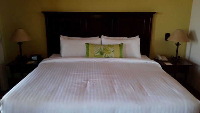 Bed at Occidental Grand Papagayo.