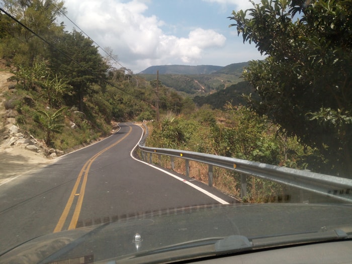 Arizona highways? No, but good road from Copey to Santa María de Dota.