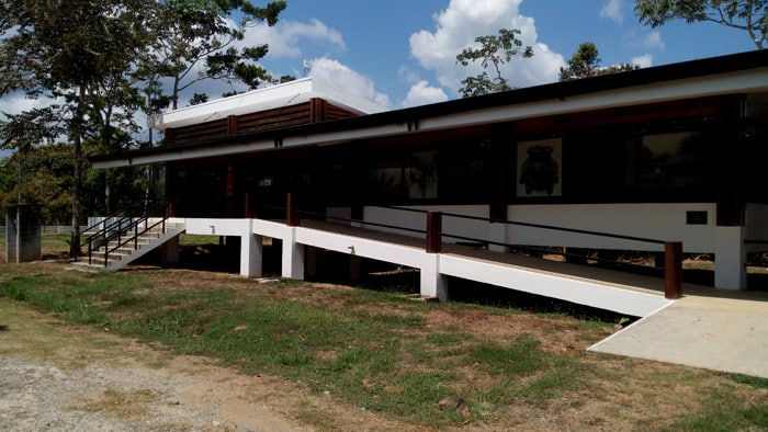 The museum at Finca 6.