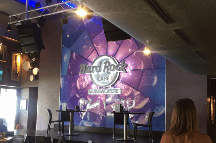 Stage at Hard Rock Cafe Guanacaste.