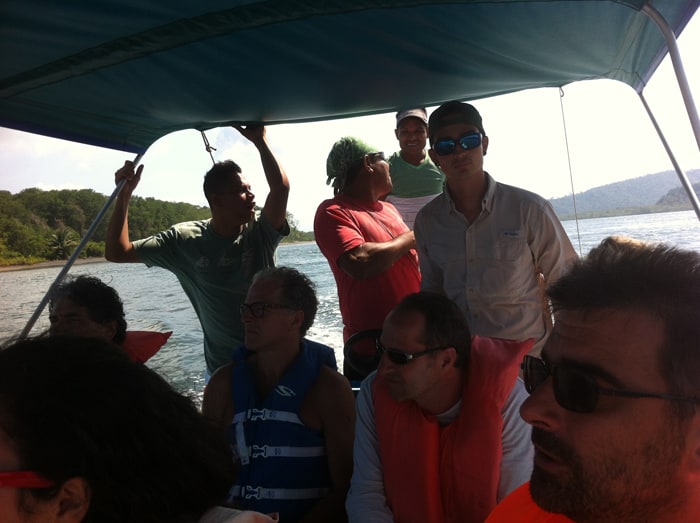 Our crew of four brings up the rear.