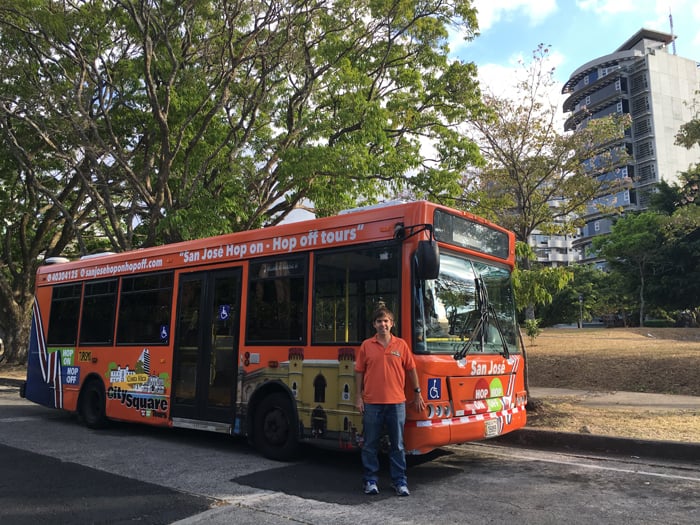 Andrés Oreamuno, proprietor of Costa Rica City Square Tours.