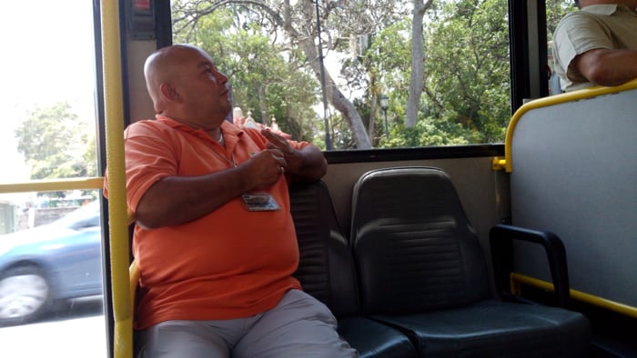 Bolivar Calvo Varela, our tour guide.