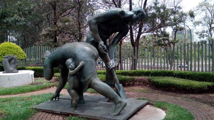 "Monument to the Farmer" by Francisco Zuñiga.