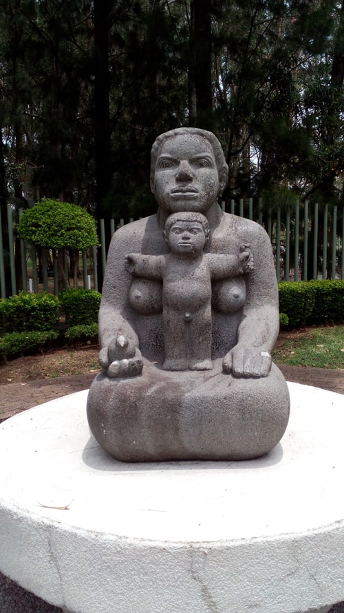 "Mother Earth" by Crisanto Badilla Argüello, stone, 1979.