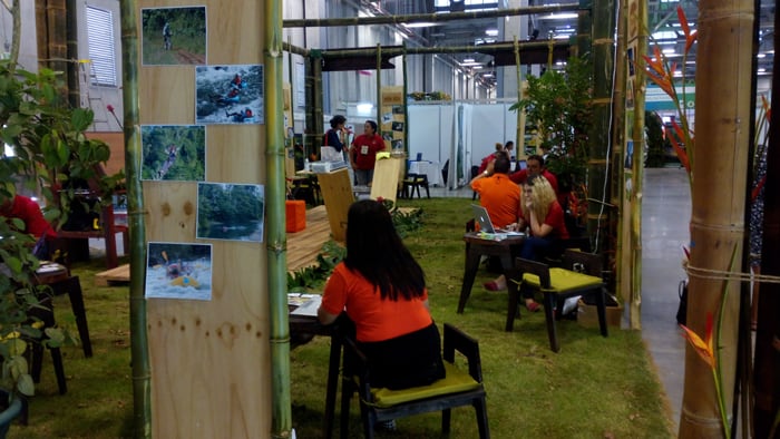 Exhibitors at Expotur.