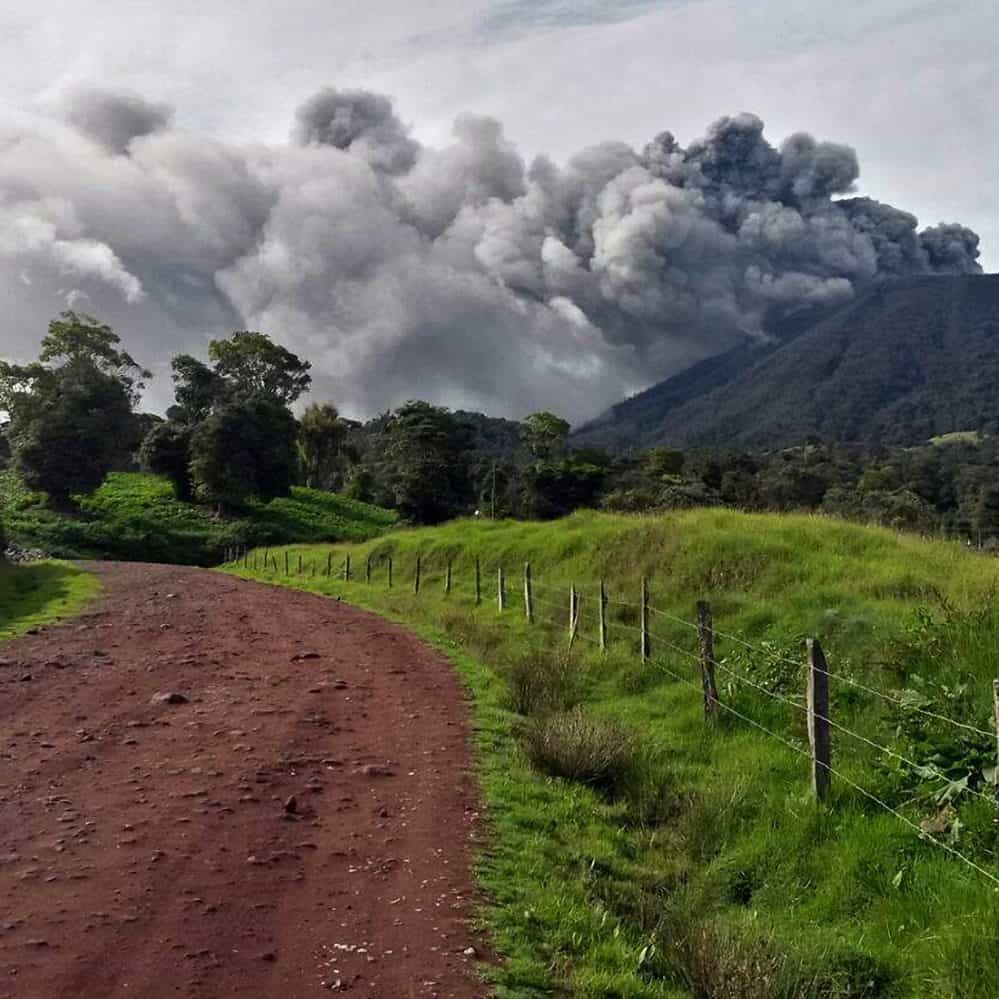 Turrialba Volcano spews ash 1 km high The Tico Times Costa Rica