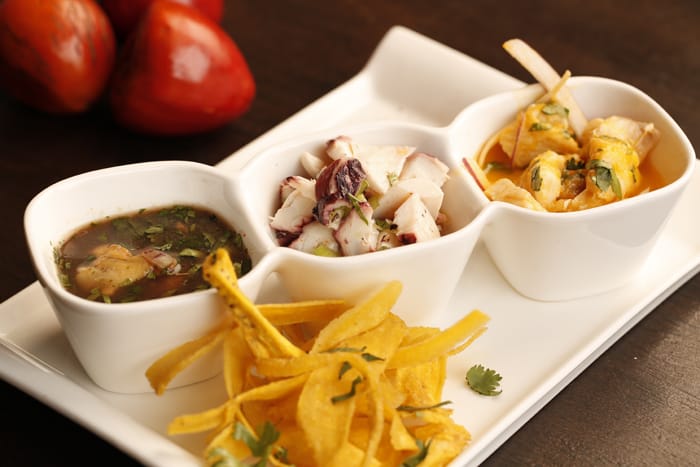 Ceviche at Go Fish in Curridabat.