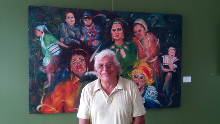 Jorge Luis Acevedo Vargas, director of the Municipal School of Integrated Arts and author of a history of Santa Ana.