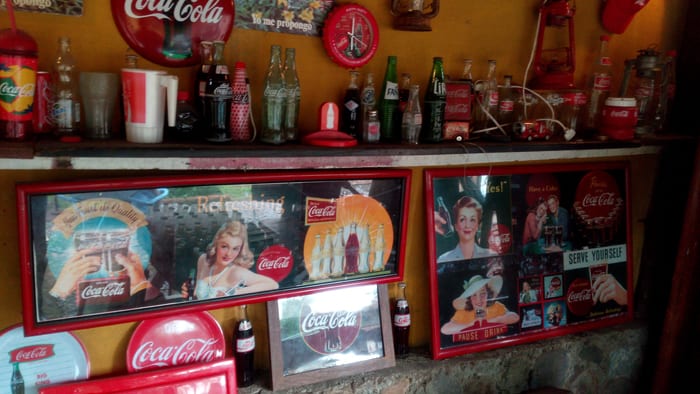 Old Coca-Cola ads.
